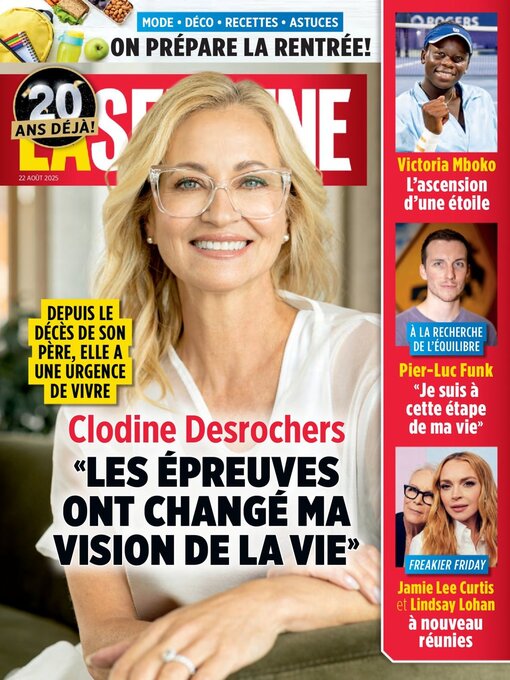 Détails du titre pour La Semaine par TVA Publications Inc. - Disponible